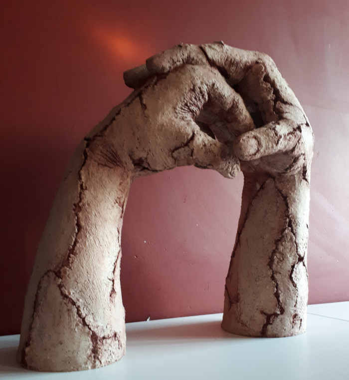 Hands Sculpture