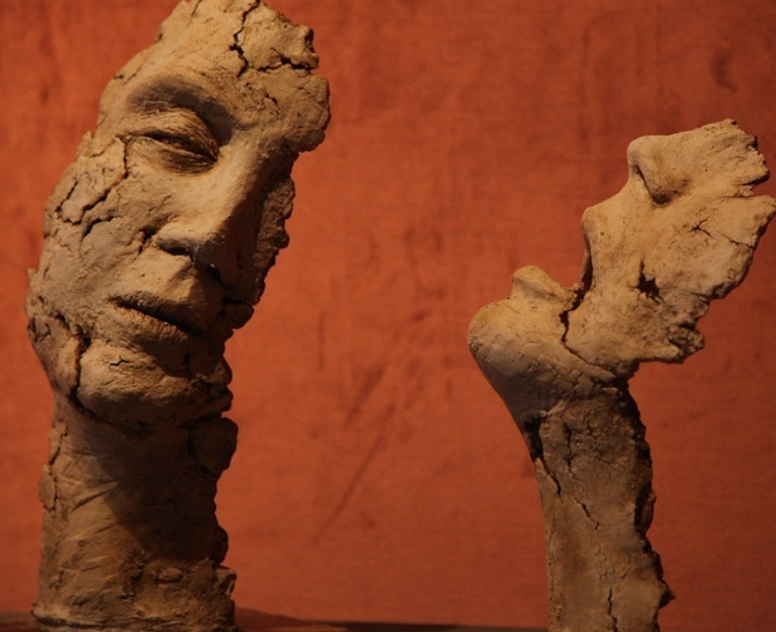 Heads Sculpture